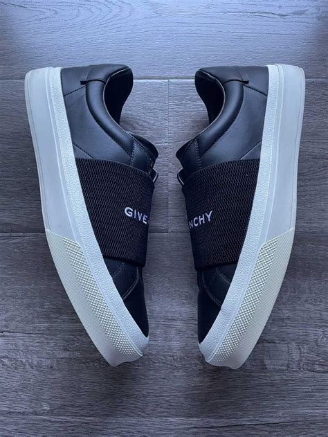 givenchy elastic strap sneakers in camo|City Sport sneakers in leather with GIVENCHY strap .